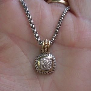 David Yurman Albion Diamond Enhancer Pendant